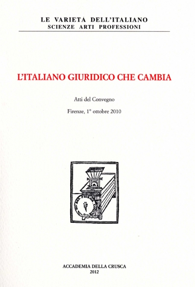 L'italiano giuridico che cambia