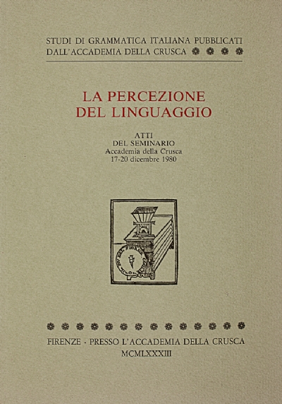 La percezione del linguaggio