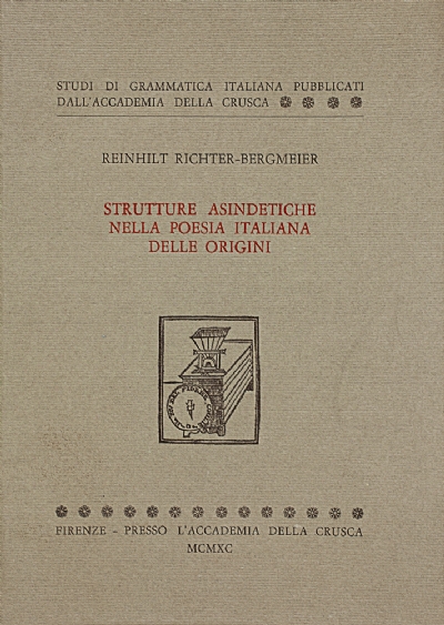 Strutture asindetiche nella poesia italiana delle origini