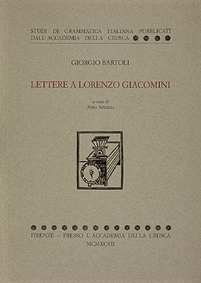 Lettere a Lorenzo Giacomini