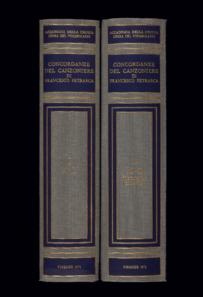 Concordanze del <i>Canzoniere</i> di Francesco Petrarca