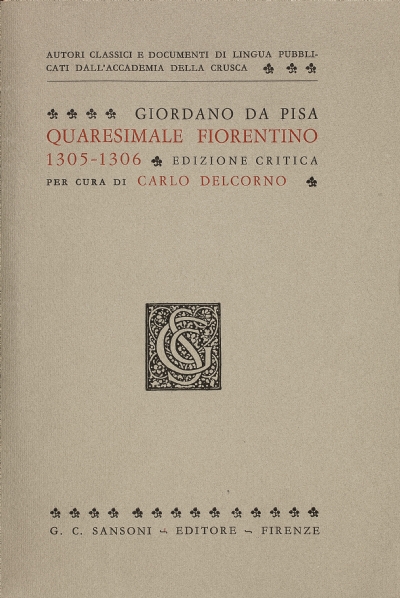 Quaresimale fiorentino, 1305-1306