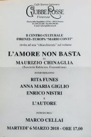 Firenze - Alle Giubbe Rosse, L'amore non basta