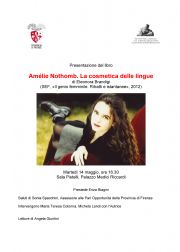 Amélie Nothomb. La cosmetica delle lingue